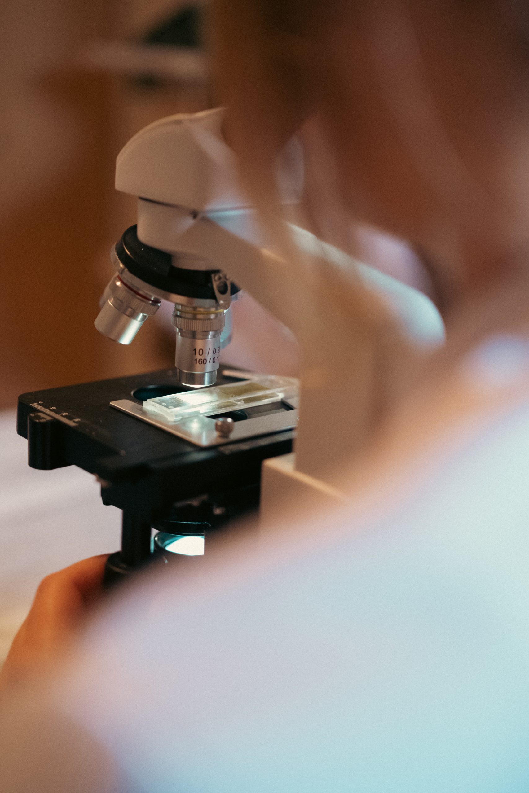 Microscoop voor mestonderzoek